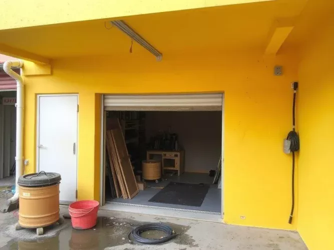 Limpeza pós-sinistro na cave e na garagem em Porto 4000